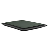 Woolnut Coated PU Leather Sleeve m. Dragkedja for iPad / Tablet (280 x 215mm) - Grön