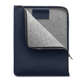 Woolnut PU Konstläder Folio Sleeve för iPad / Surfplatta (295 x 230mm) - Blå