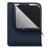 Woolnut PU Konstläder Folio Sleeve för iPad / Surfplatta (295 x 230mm) - Blå