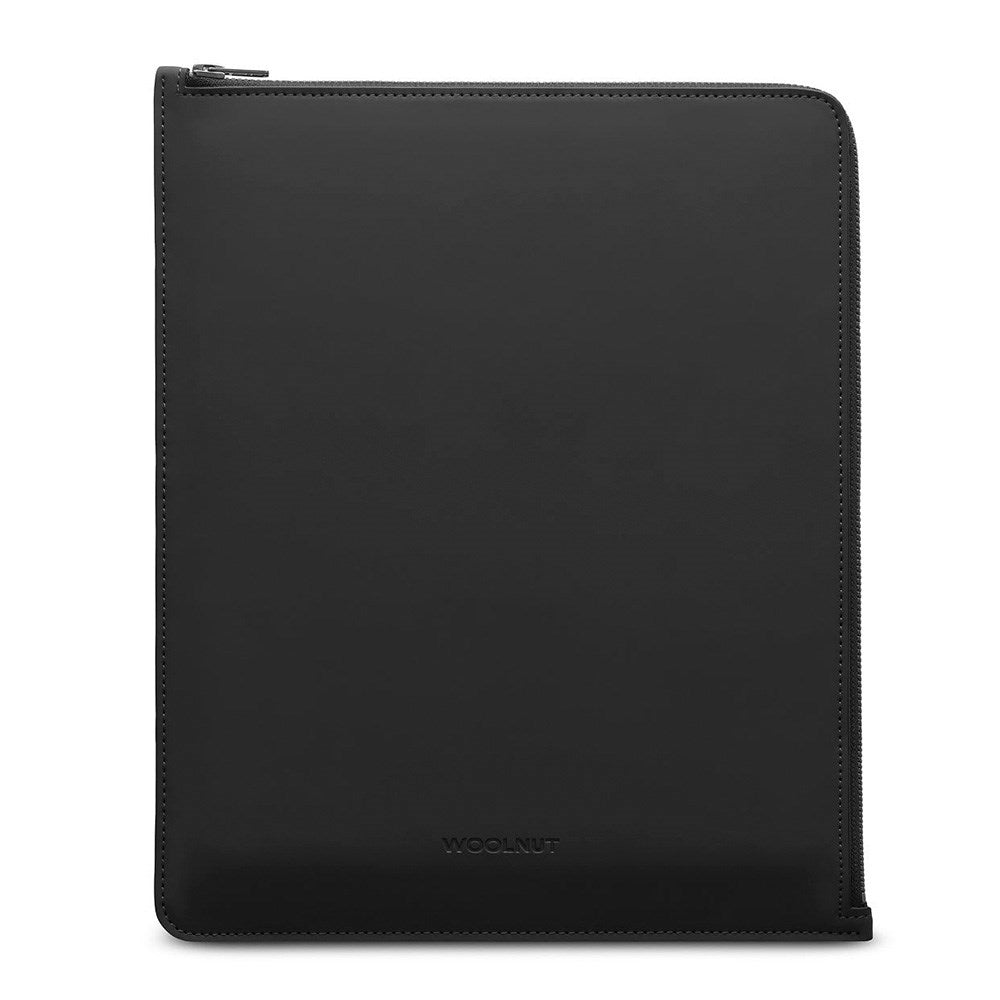 Woolnut PU Konstläder Folio Sleeve för iPad / Surfplatta (325 x 265mm) - Svart