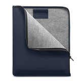 Woolnut PU Konstläder Folio Sleeve för iPad / Surfplatta (325 x 265mm) - Blå