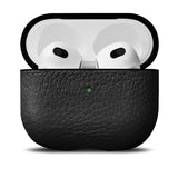 Woolnut AirPods (3. gen.) Äkta Läderfodral - Svart