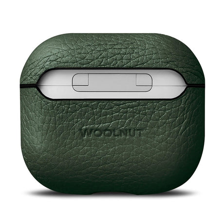 Woolnut AirPods (3. gen.) Äkta Läderfodral - Grön