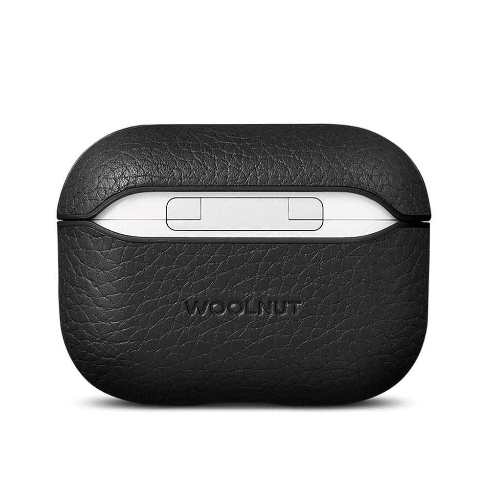 Woolnut AirPods Pro (2. gen.) Äkta Läderfodral - Svart