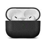 Woolnut AirPods Pro (2. gen.) Äkta Läderfodral - Svart