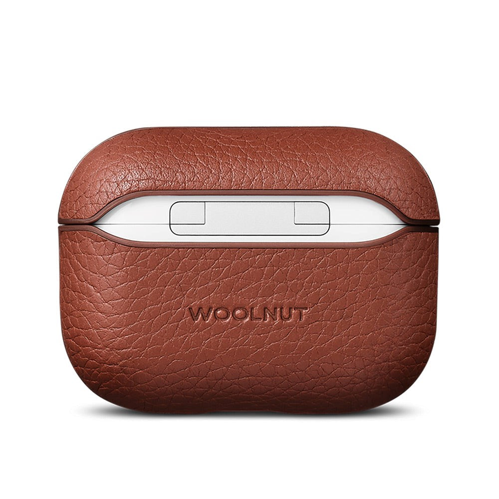 Woolnut AirPods Pro (2. gen.) Äkta Läderfodral - Brun