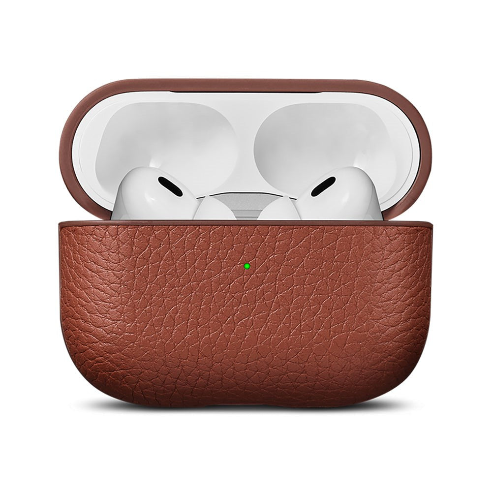 Woolnut AirPods Pro (2. gen.) Äkta Läderfodral - Brun