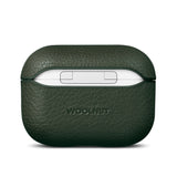 Woolnut AirPods Pro (2. gen.) Äkta Läderfodral - Grön