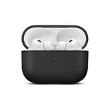 WOOLNUT Apple AirPods Pro (3. gen.) Äkta Läder Skal - Svart