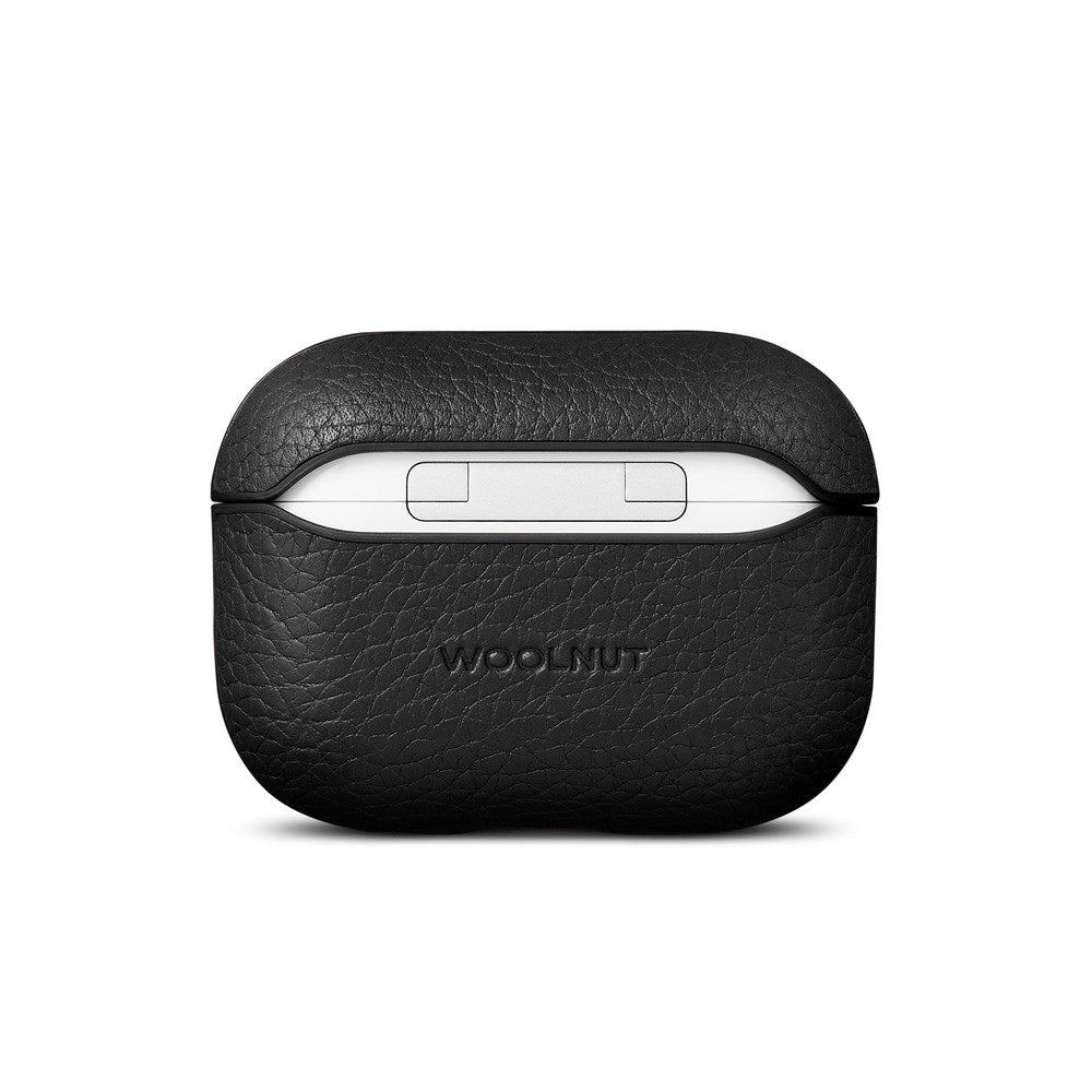 WOOLNUT Apple AirPods Pro (3. gen.) Äkta Läder Skal - Svart
