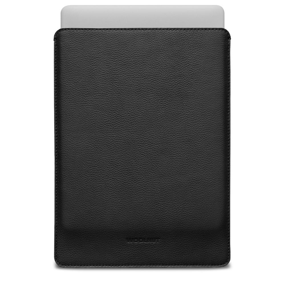 MacBook Neo 13 A18 Pro (2026) Woolnut Leather Sleeve - Svart