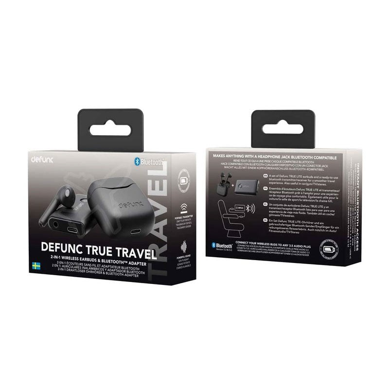 Defunc TRUE TRAVEL Bluetooth Hörlurar - Svart