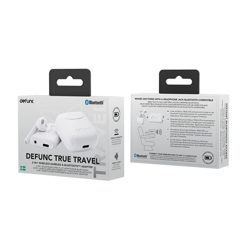 Defunc TRUE TRAVEL Bluetooth-Hörlurar - Vita