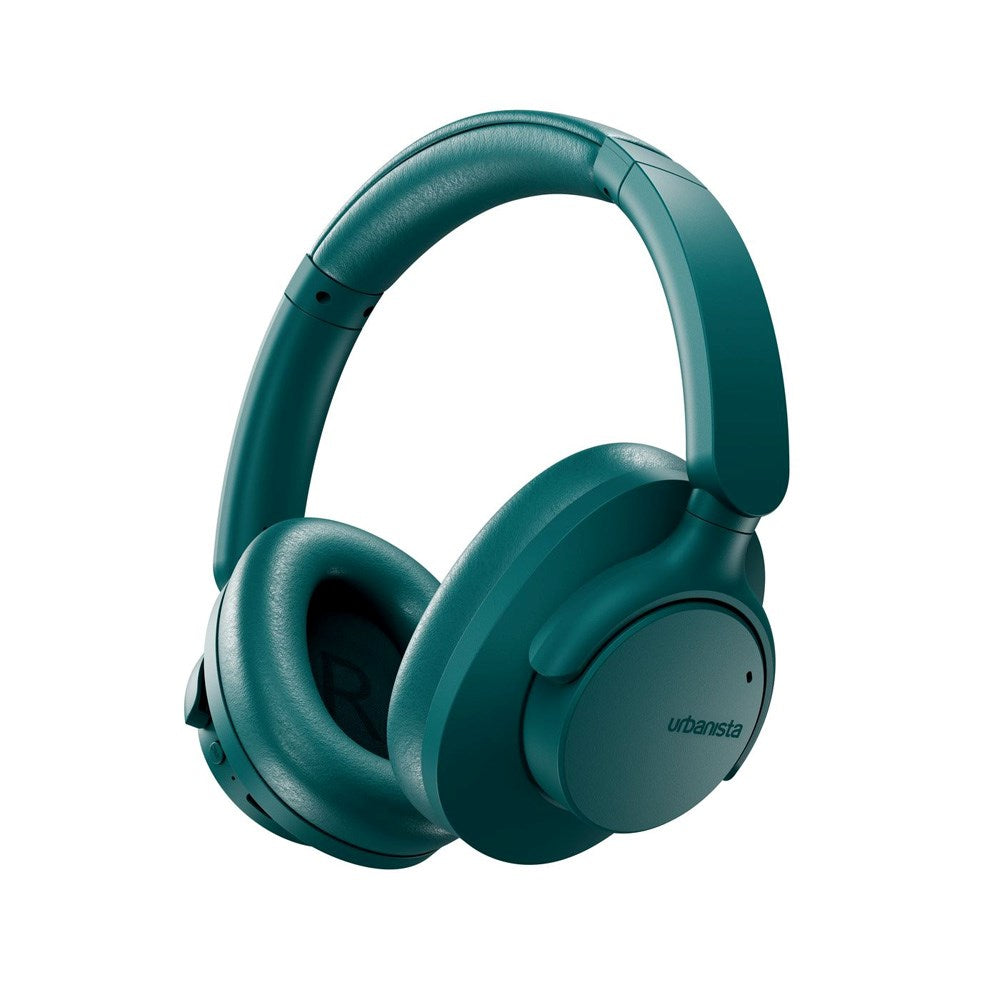 Urbanista Valencia Bluetooth Over-Ear Hörlurar med Active Noise Cancelling - Teal Green