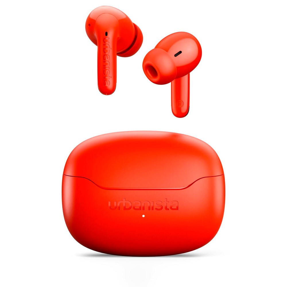 Urbanista Palermo True Wireless In-Ear Headset m. Active Noise Cancelling - Poppy Orange