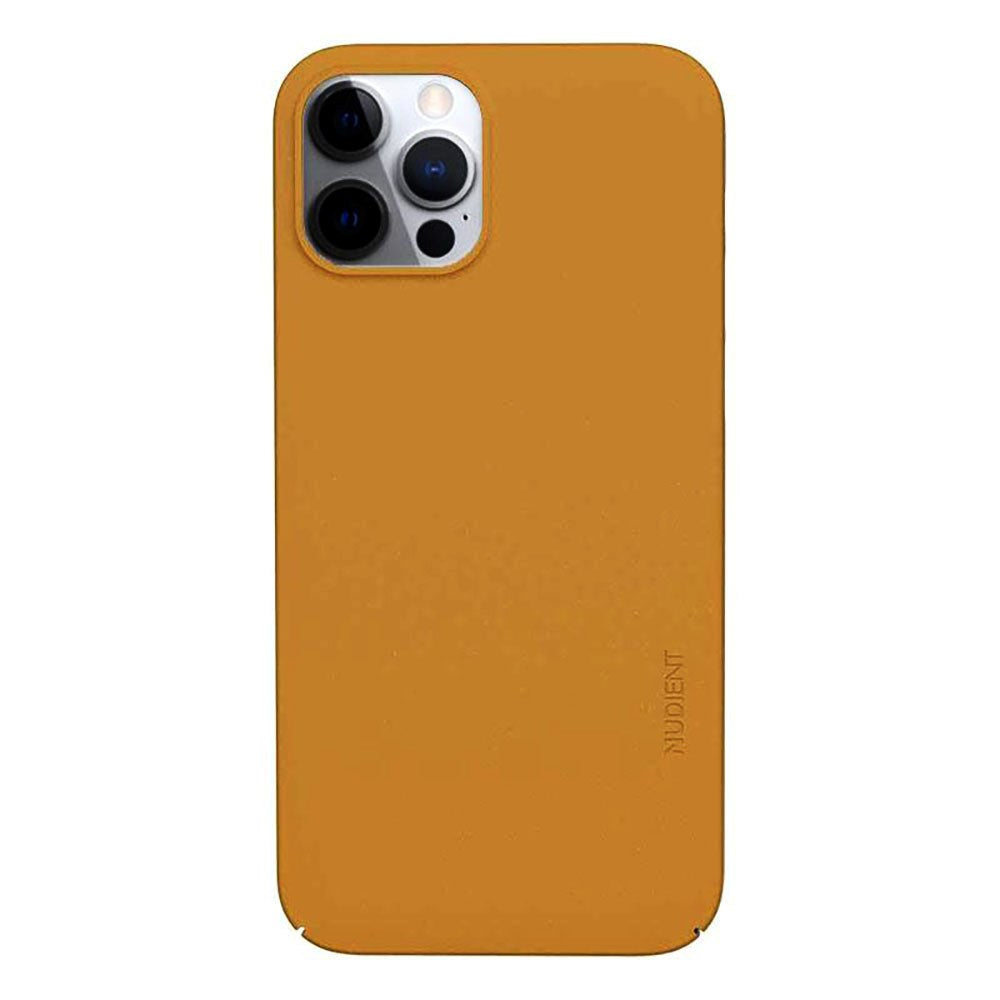 iPhone 12 / 12 Pro Nudient Thin Case V3 Skal - Saffron Yellow