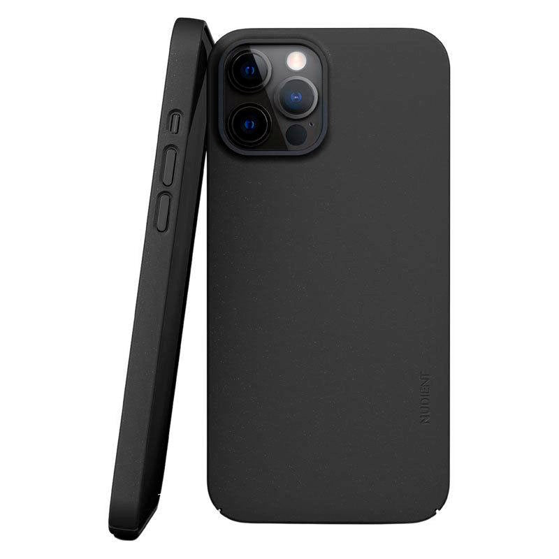 iPhone 12 / 12 Pro Nudient Thin Case V3 Skal - Ink Black