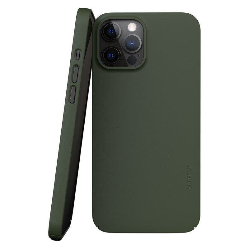 iPhone 12 / 12 Pro Nudient Thin Case V3 Skal - Pine Green