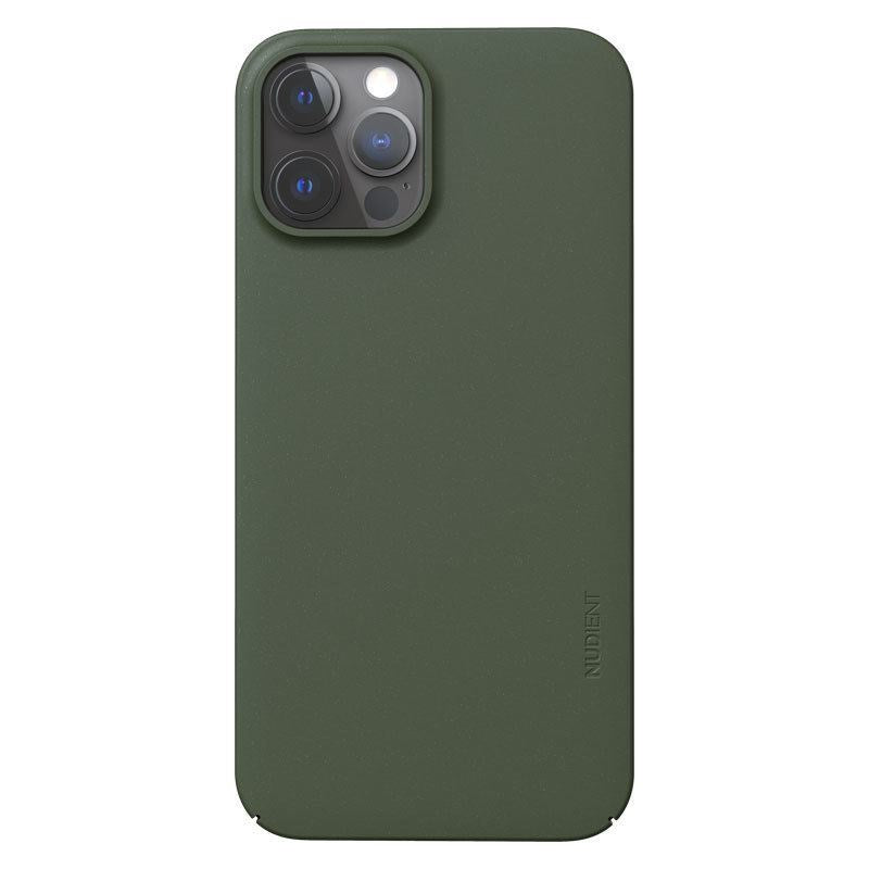 iPhone 12 / 12 Pro Nudient Thin Case V3 Skal - Pine Green