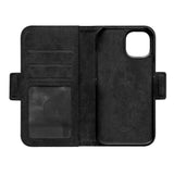 iPhone 14 Key Nordfjord Slim Wallet Plånboksfodral - Svart