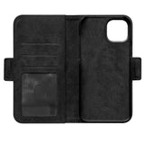 iPhone 14 Plus Key Nordfjord Slim Wallet Plånboksfodral - Svart