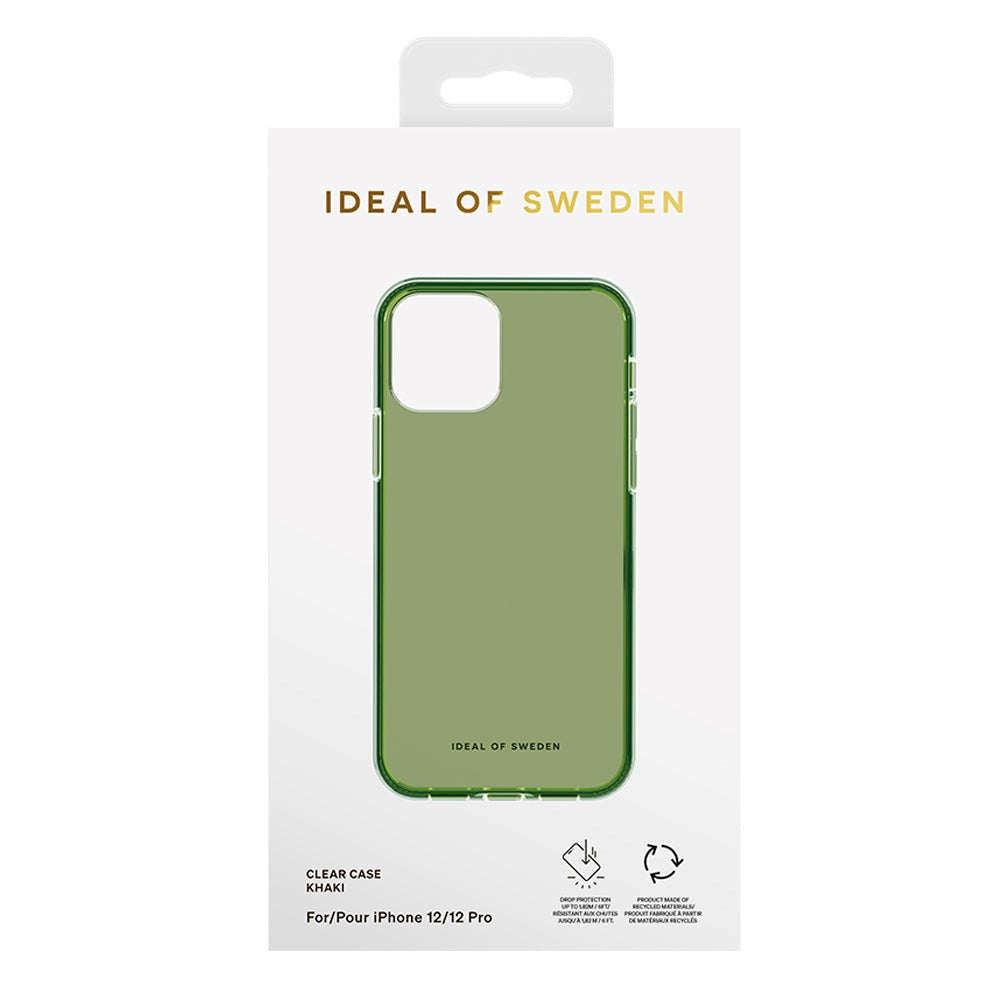 iPhone 12 / 12 Pro Ideal Of Sweden Clear Skal - Khaki