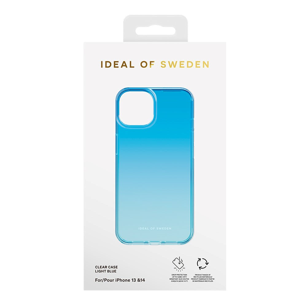 iPhone 14 / 13 Ideal Of Sweden Clear Skal - Light Blue