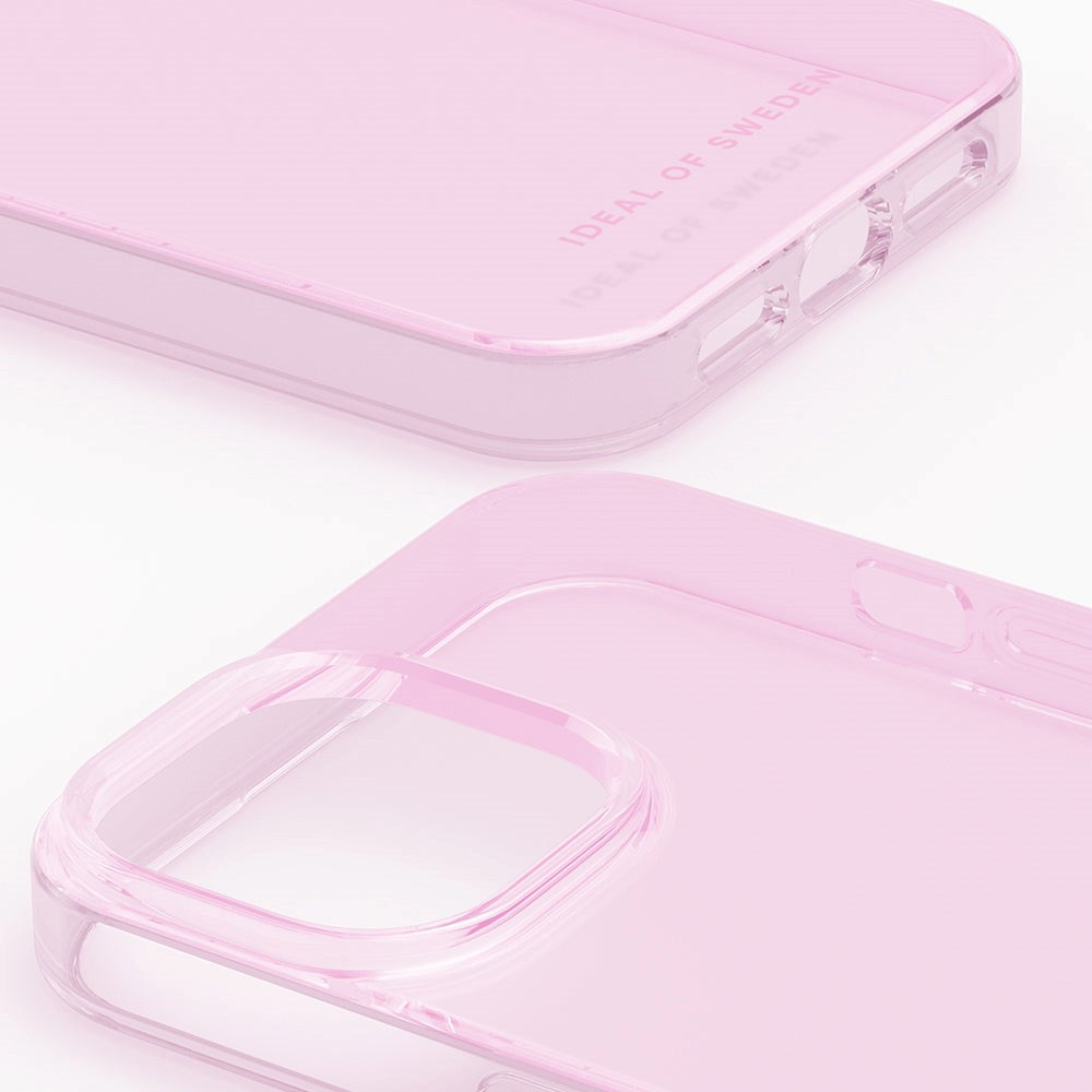 iPhone 14 / 13 Ideal Of Sweden Clear Skal - Light Pink