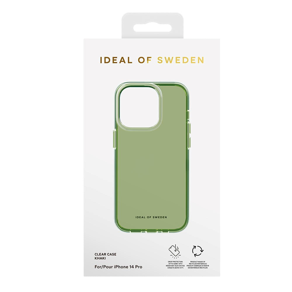 iPhone 14 Pro Ideal Of Sweden Clear Skal - Khaki