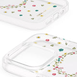 iPhone 14 Pro iDeal Of Sweden Clear Skal - Petite Floral