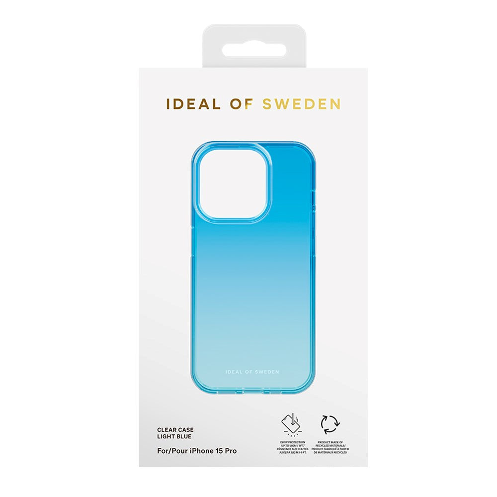 iPhone 15 Pro iDeal Of Sweden Clear Skal - Light Blue