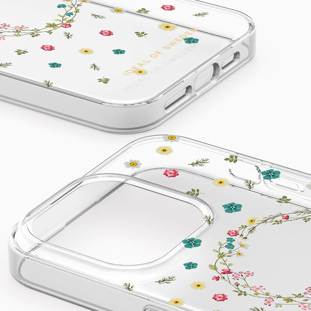 iPhone 15 Pro iDeal Of Sweden Clear Skal - Petite Floral