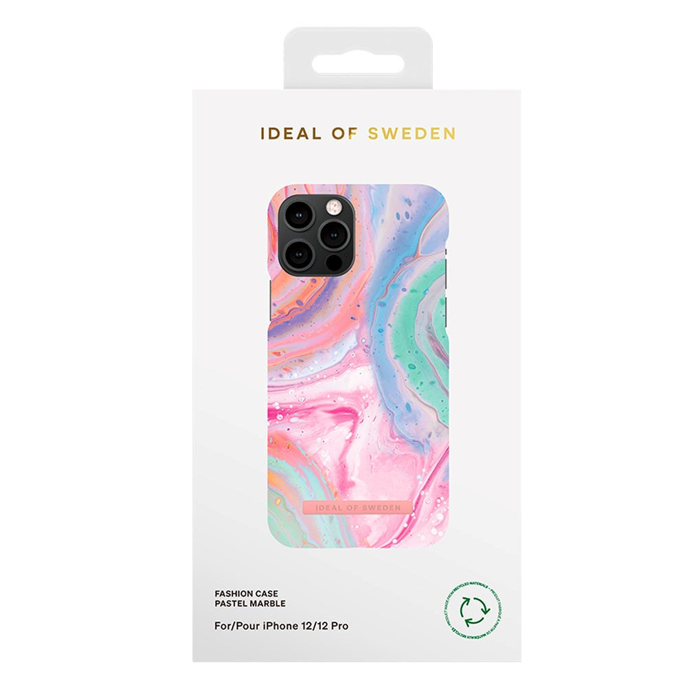 iDeal Of Sweden iPhone 12 / 12 Pro Fashion Skal - Pastel Marble