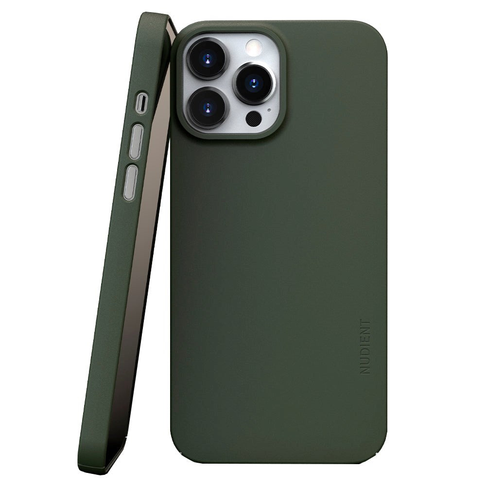 iPhone 13 Pro Max Nudient Thin Case V3 Skal - Pine Green