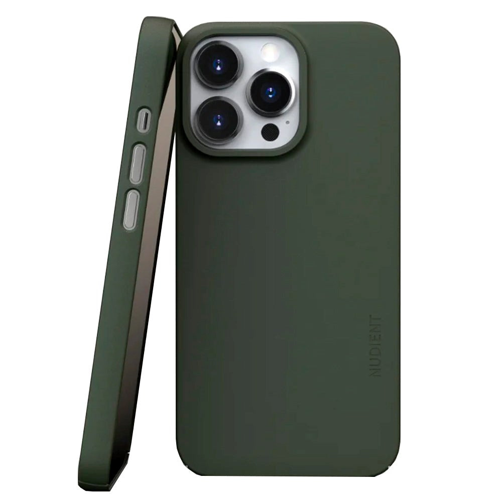 iPhone 13 Pro Nudient Thin Case V3 Skal - Pine Green