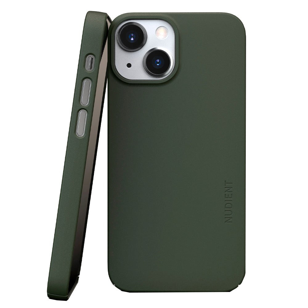 iPhone 13 Mini Nudient Thin Case V3 Skal - Pine Green