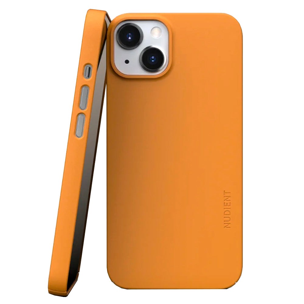 iPhone 13 Nudient Thin Case V3 Skal - Saffron Yellow