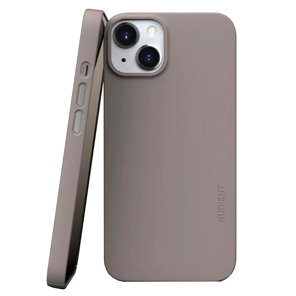 iPhone 13 Nudient Thin Case V3 Skal - Clay Beige