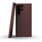 Samsung Galaxy S22 Ultra Nudient Thin Case V3 Skal - Sangria Red