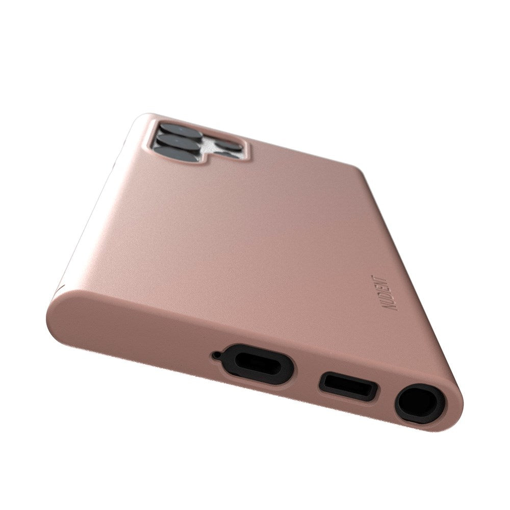 Samsung Galaxy S22 Ultra Nudient Thin Case V3 Skal - Dusty Pink