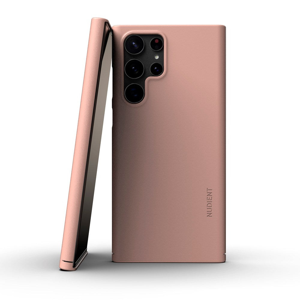Samsung Galaxy S22 Ultra Nudient Thin Case V3 Skal - Dusty Pink