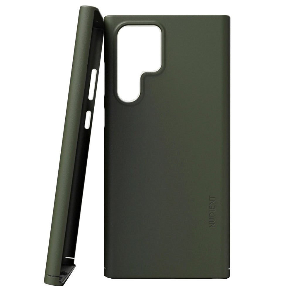 Samsung Galaxy S22 Ultra Nudient Thin Case V3 Skal - Pine Green