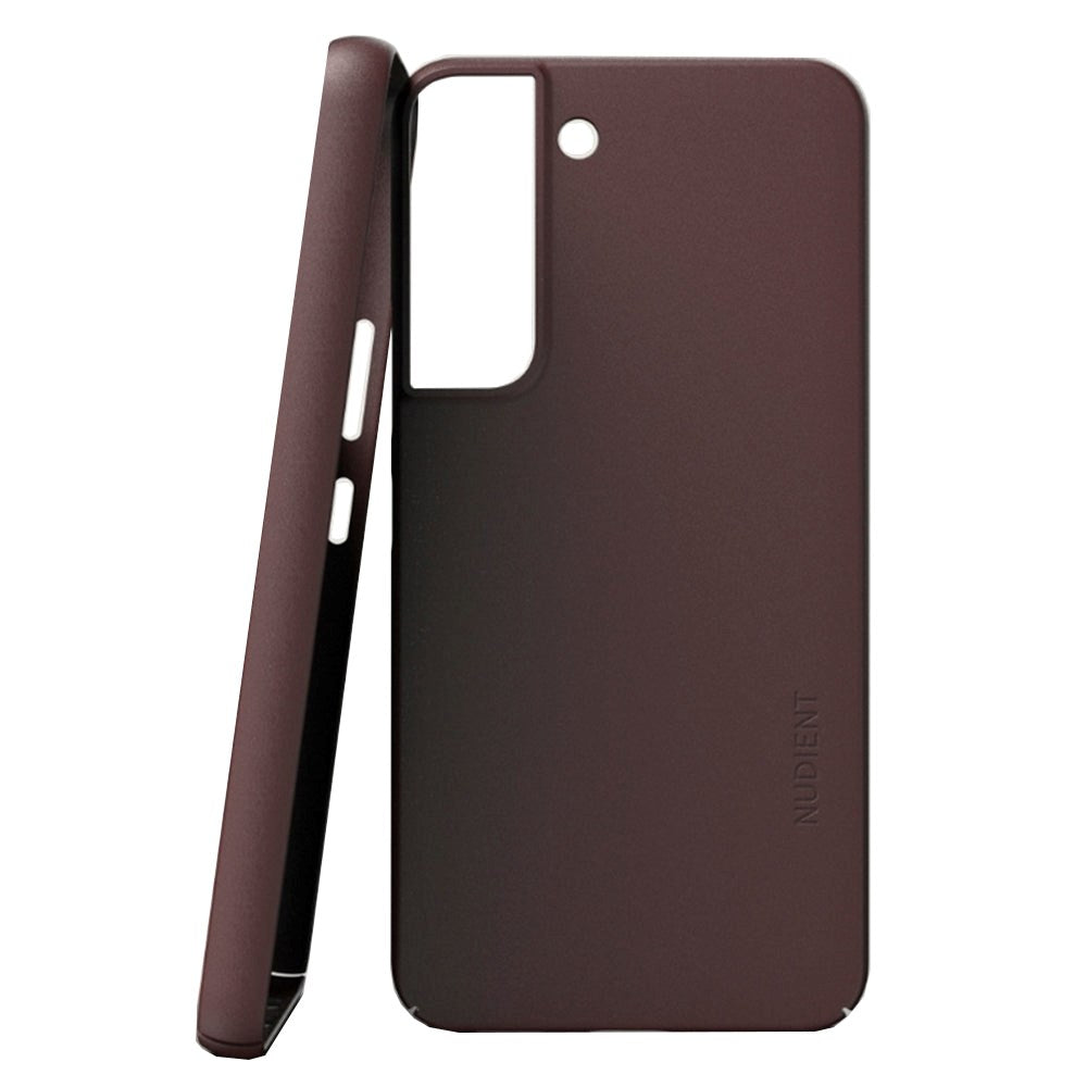 Samsung Galaxy S22 Nudient Thin Case V3 Skal - Sangria Red