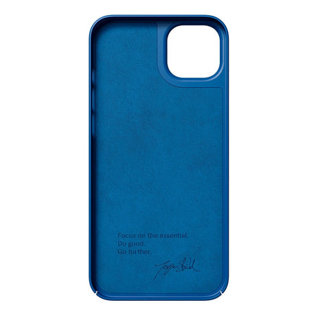 iPhone 14 Plus Nudient Thin Case Skal - Blueprint Blue