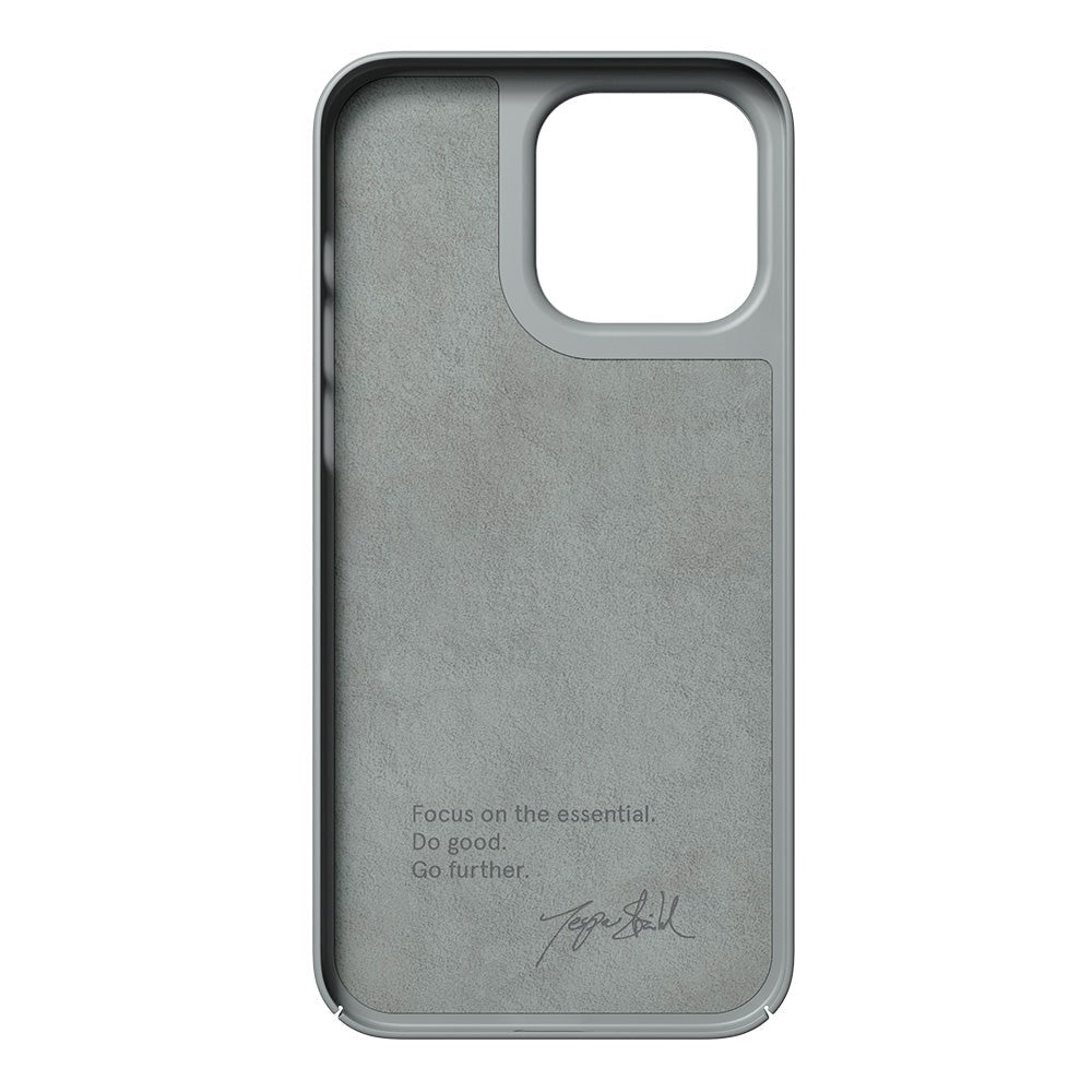 iPhone 14 Pro Max Nudient Thin Case Skal - Concrete Grey