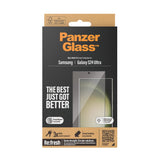 Samsung Galaxy 24 Ultra PanzerGlass Ultra Wide Fit Re:fresh Skärmskydd m. EasyAligner - Diamond Strength - Svart Kant