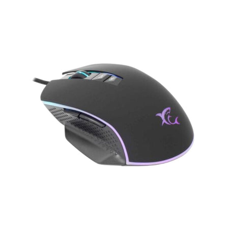 White Shark GARETH Gamingmus 6 400 dpi med Inbyggd Lampa - Svart