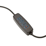 White Shark 1200lm Ringlampa med Stativ & Mobilhållare - 20cm - Svart