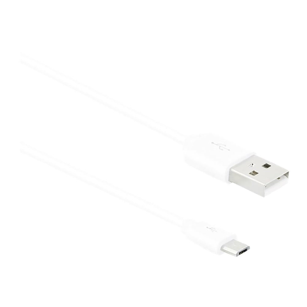 Key USB-A till Micro USB Kabel 10W - 1m - Vit