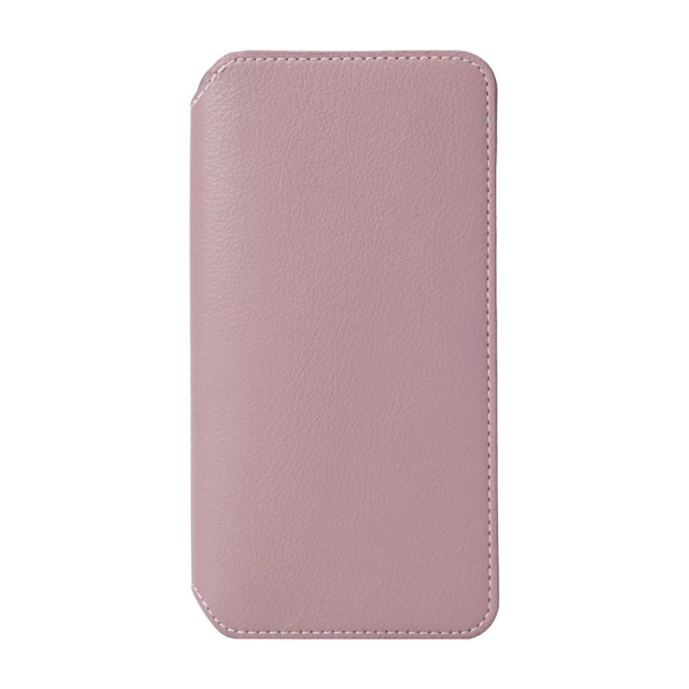 Krusell Pixbo 4 -kort foliocase iPhone xs max läder flip Fodral - rosa